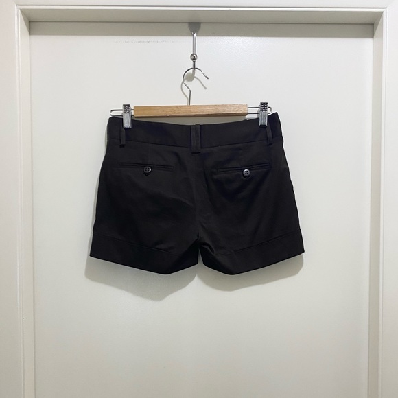 Zara Basic Dress Shorts Chocolate Brown S - Picture 4 of 5